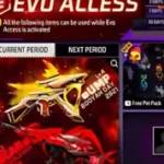 free fire evo access top up